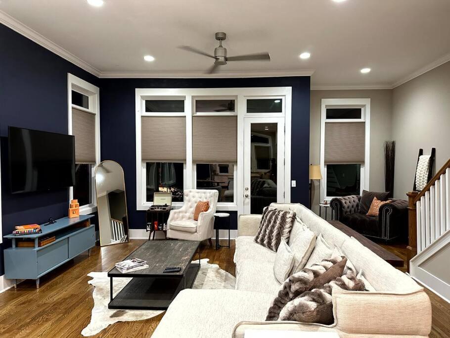The Color Chord L 3Br In East Nashville With Rooftop Hot Tub Exterior foto